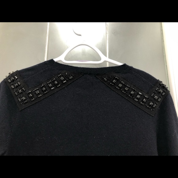 J. Crew Deep Navy Colour Cashmere/ Wool Sweater - Picture 7 of 8